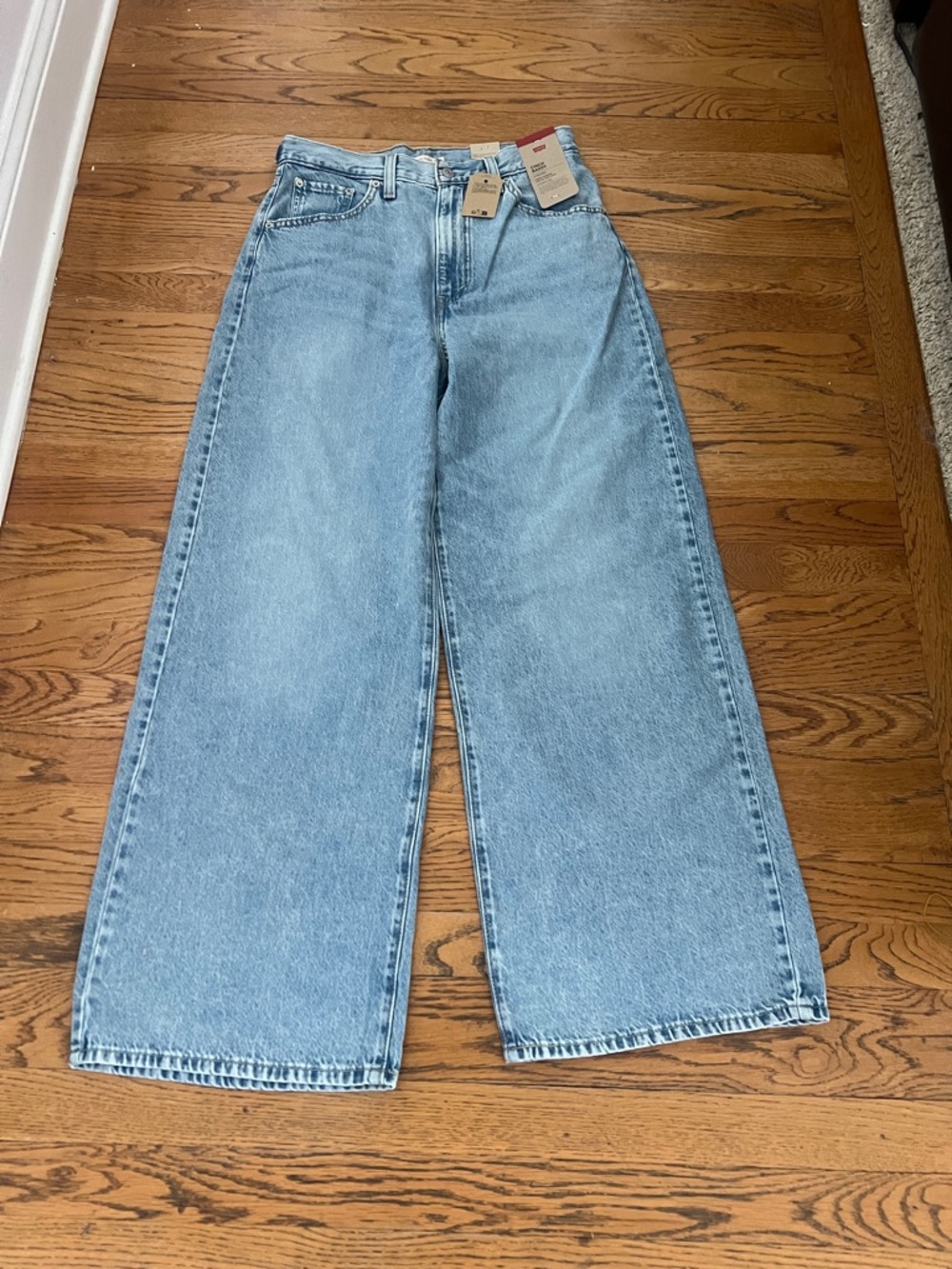 Levi's cinch baggy Light Blue Wide Leg Jeans - Women size 29